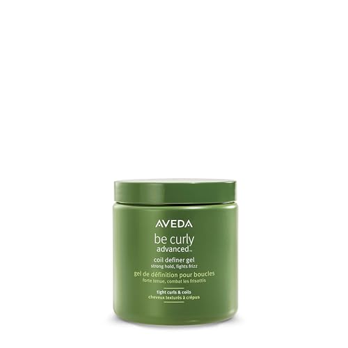 Aveda Be Curly Advanced Coil Definer Gel | Strong Hold Gel for Coily Hair | Defines &amp;amp; Protects From Humidity | Silicone Free | 93% Naturally Derived*, 8.8 Ounce