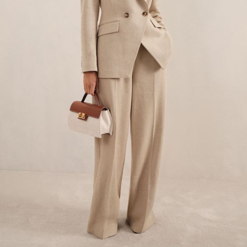 Image of wide leg trousers