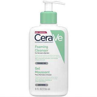 Best cleanser for combination skin CeraVe Foaming Cleanser
