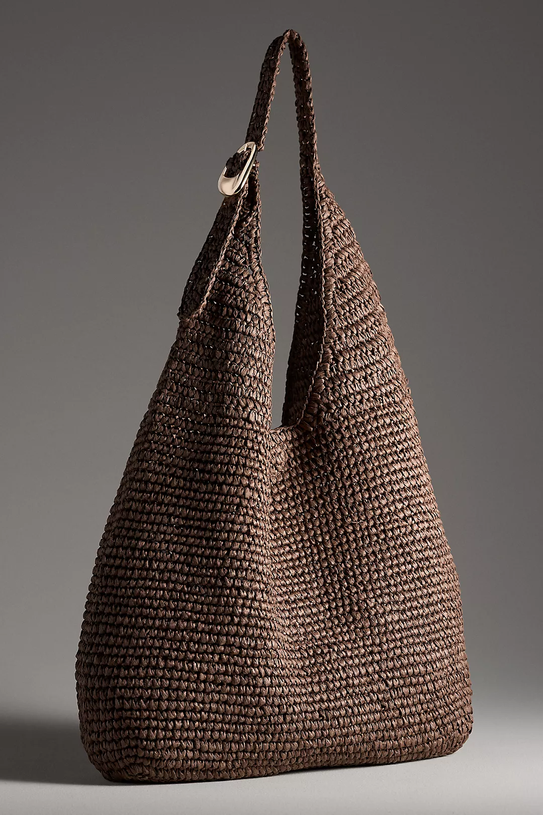 The Love Knot Slouchy Bag: Raffia Buckle Edition