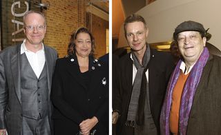 Serpentine Galleries co-director Hans Ulrich Obrist and architect Zaha Hadid; writer, broadcaster and art historian Tim Marlow and curator and fellow art historian Sir Norman Rosenthal