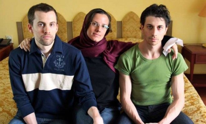 Americans Shane Bauer (left), Sarah Shourd (center), and Josh Fattal (right) were held in Iran&amp;#039;s Evin Prison.