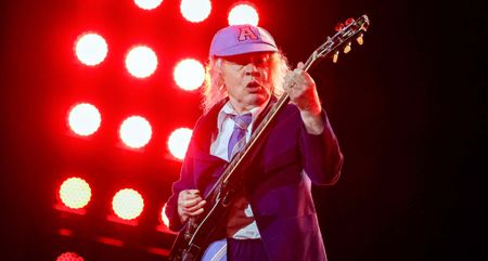 Angus Young lights it up during AC/DC's 2026 Power Up Tour