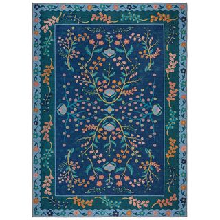 Dunelm Sabrina Floral Washable Rug