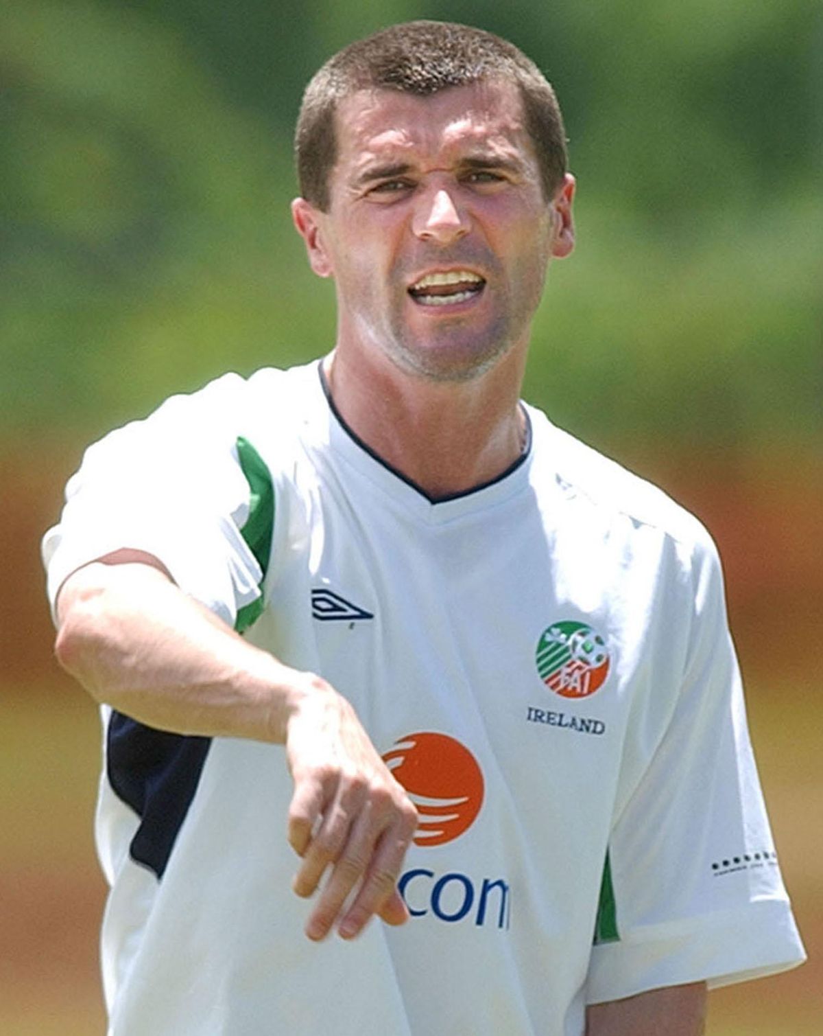 Ireland Training Roy Keane