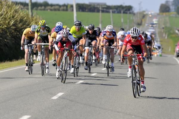 Riders attempt to establish a break.