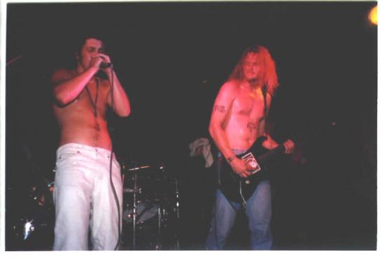Acid Bath on stage in the 90s