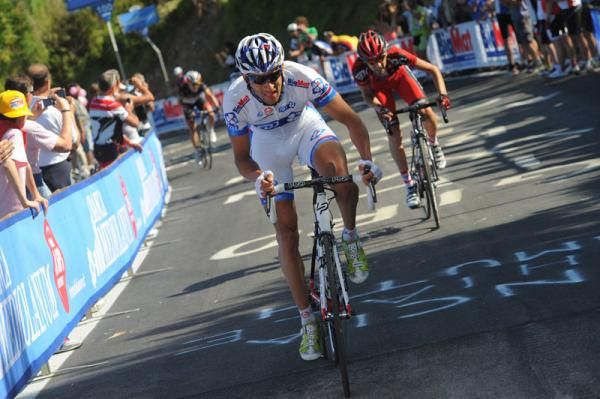 Sandy Casar was possibly the strongest rider in the break