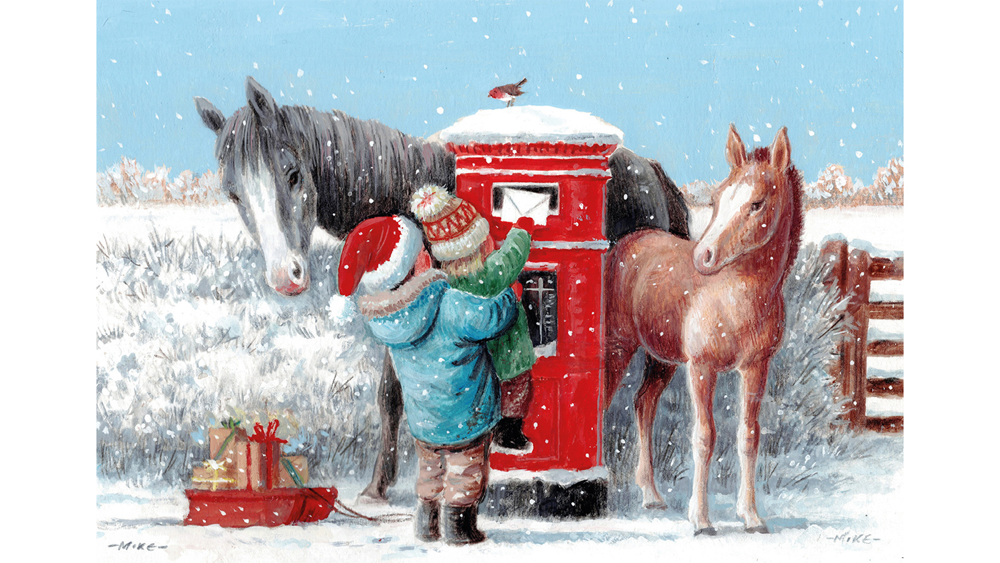 Bransby Charity Christmas card Letters to santa