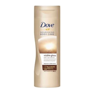 Dove Visible Glow Body Lotion Medium to Dark Gradual Self Tan - best fake tan