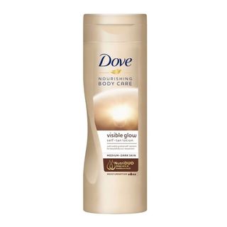 Dove Visible Glow Body Lotion Medium to Dark Gradual Self Tan