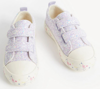 Glitter Riptape Trainers, £17 |M&amp;S