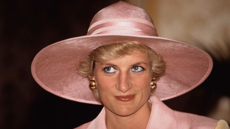 Diana, Princess of Wales, visits a school in Yaoundé, Cameroon, March 1990