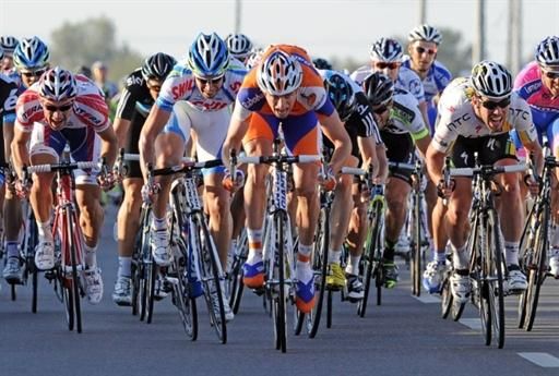 Theo Bos wins the opening stage of the Tour of Oman