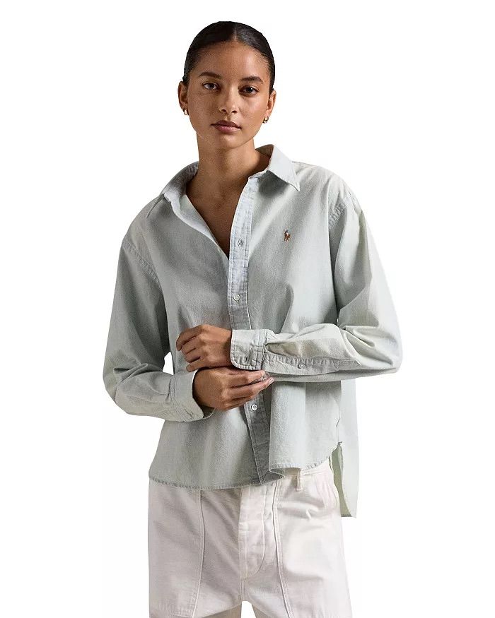 Polo Ralph Lauren Button Front Linen Chambray Shirt