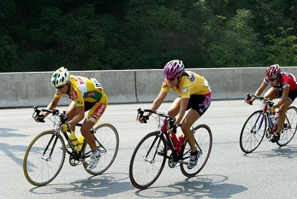 Race leader Kristin Armstrong
