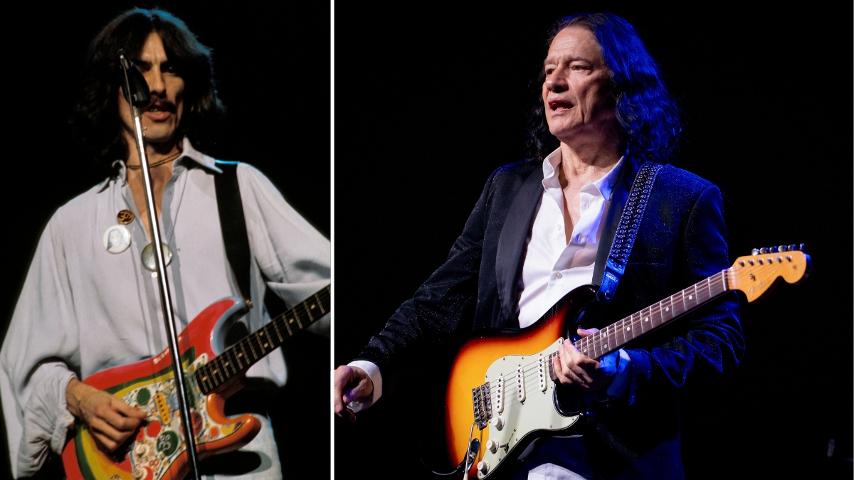 George Harrison and Robben Ford 
