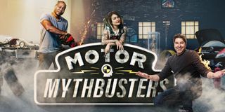 tory, faye and bisi on motor mythbusters