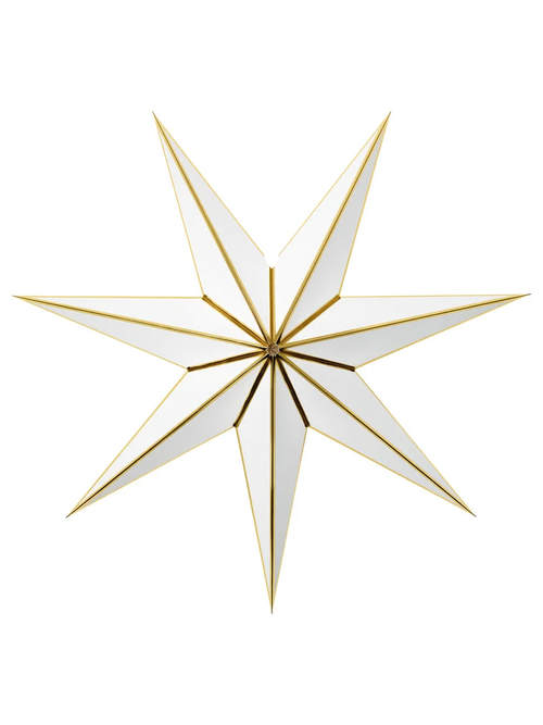 White/Gold Str&Aring;la Lamp Shade
