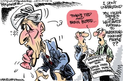 Political cartoon John Kerry Charlie Hebdo