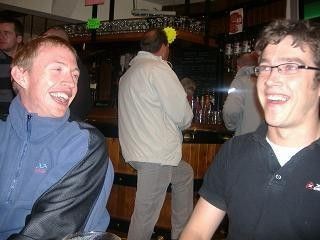 Dolly and Dave having a laugh