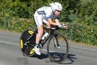 Coralie Demay in full flight.