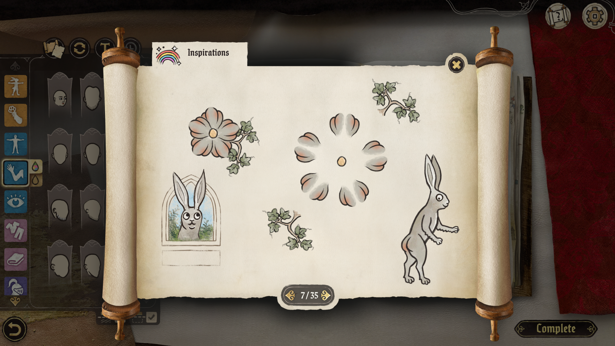 Scriptorium manuscript art