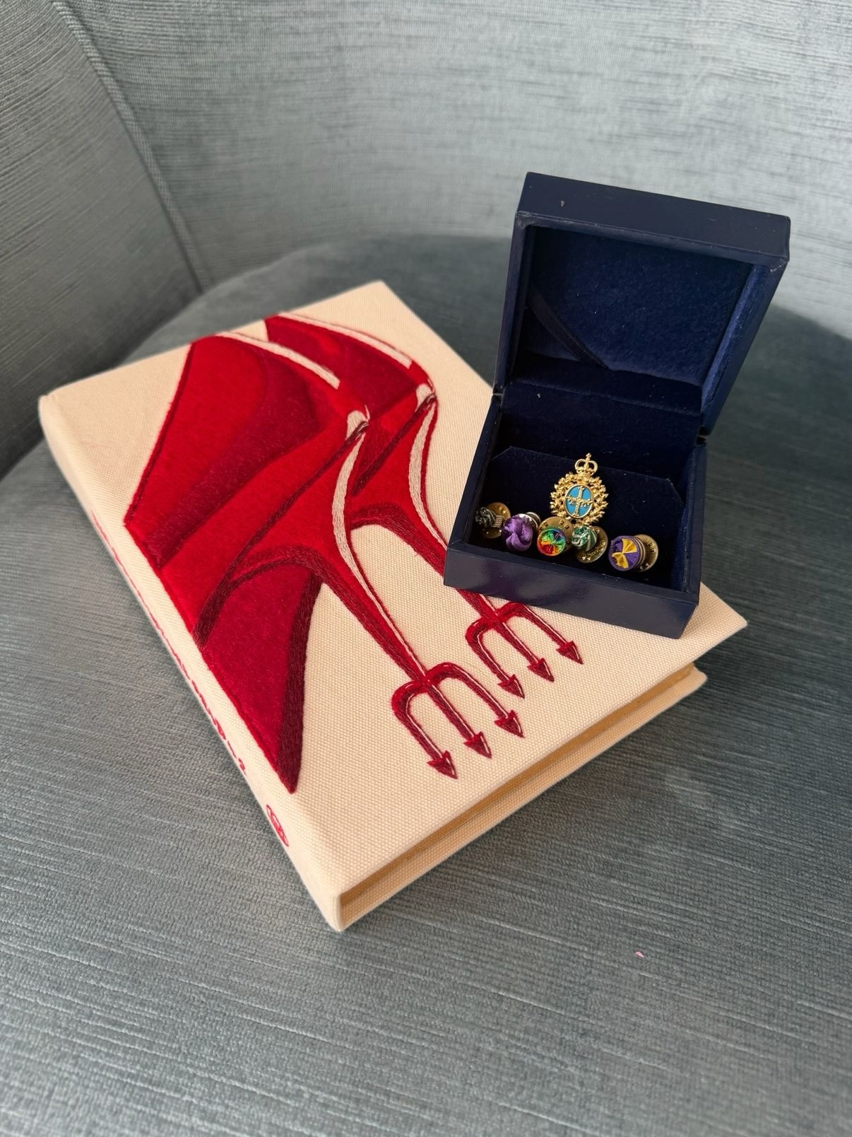 Olympia Le Tan Devil Wears Prada clutch