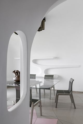white organic kolkata home interior