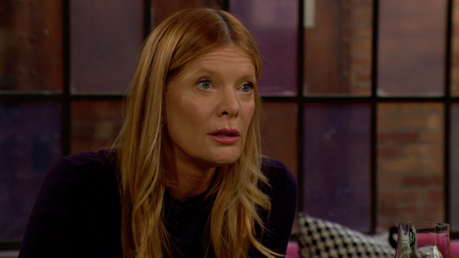 Michelle Stafford as Phyllis surprised in The Young and the Restless