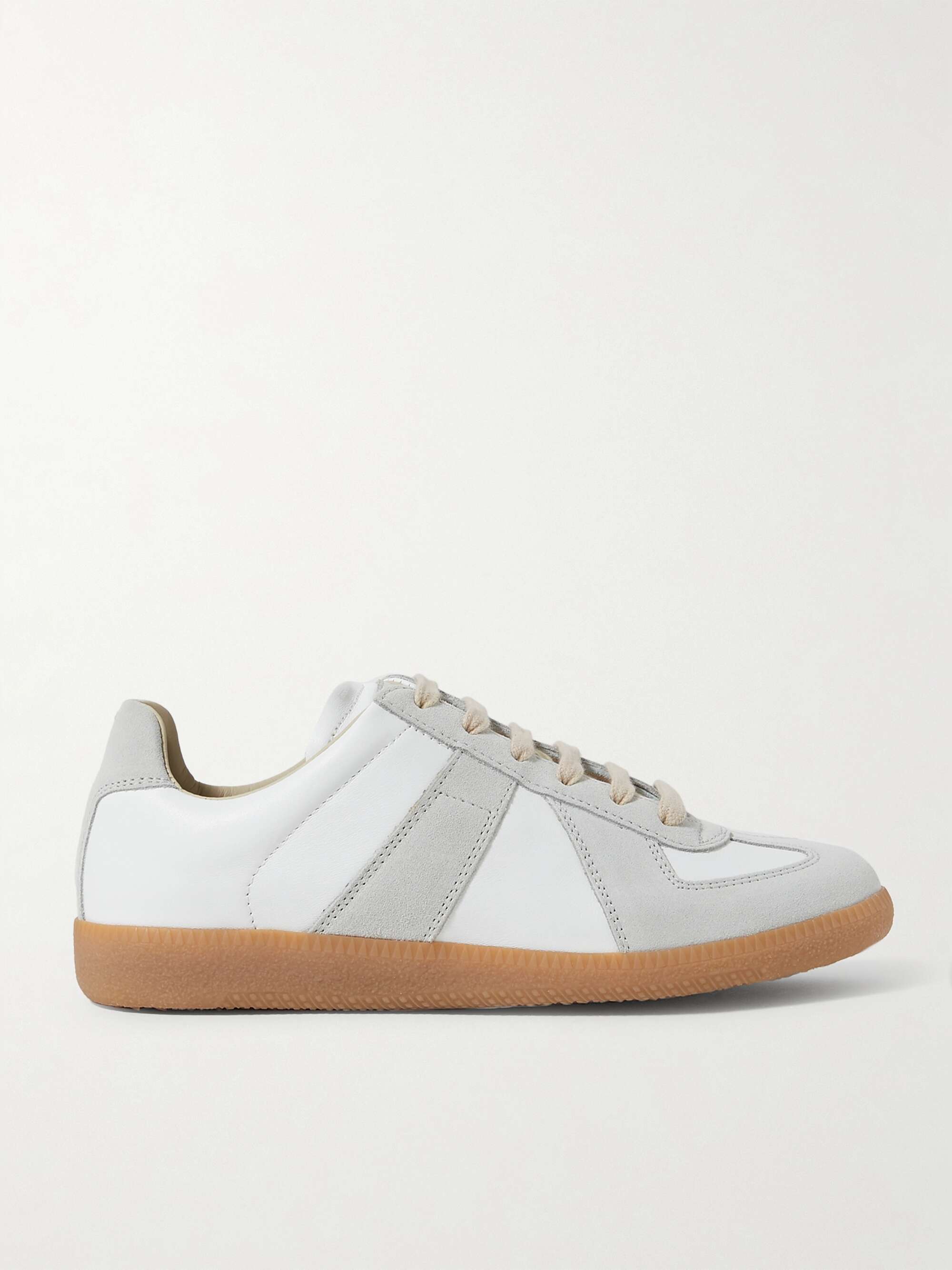 MAISON MARGIELA, Replica leather and suede sneakers