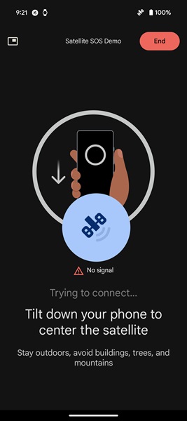 Satellite SOS launches on the Pixel 9, and you can demo it now