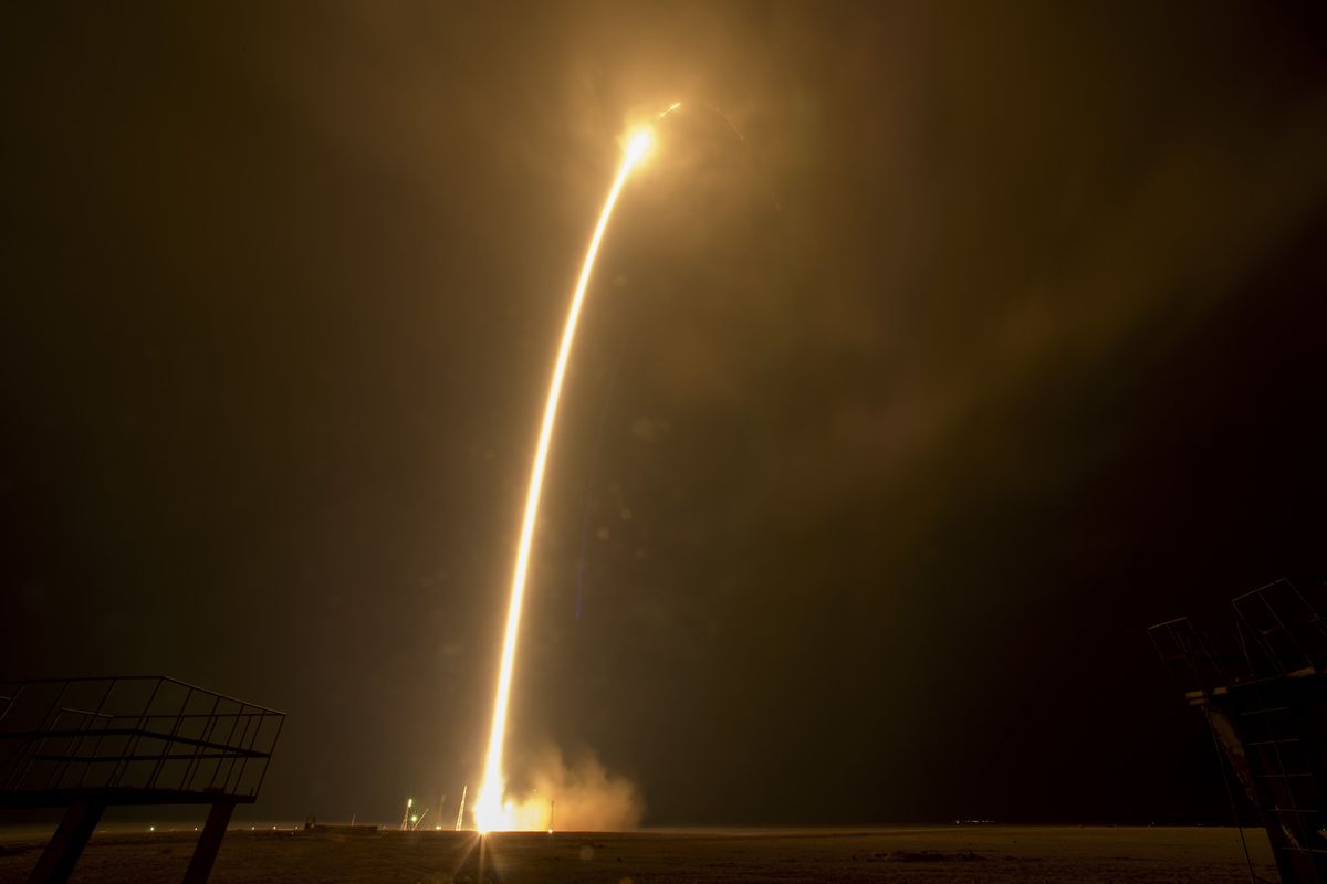 A Russian Soyuz rocket carried two NASA astronauts, Nick Hague and Christina Koch, and cosmonaut Alexey Ovchinin, toward the International Space Station on March 14, 2019.