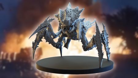 Terminid creature miniature for the Helldivers 2 Board game