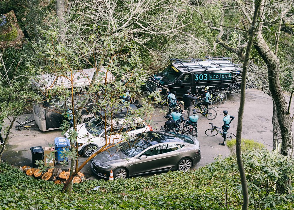 303 Project riders get ready for a day of training at camp
