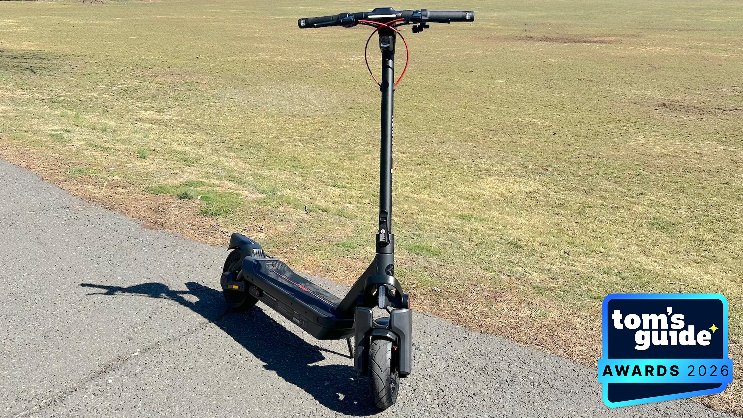 The Segway Max G3 Plus with a TG Awards 2026 badge