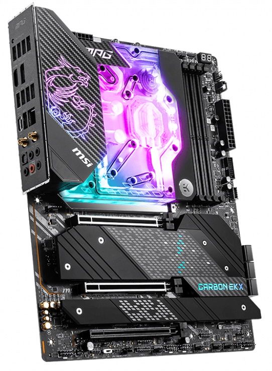 MSI MPG Z690 Carbon EK X Motherboard Review: EK Block Included