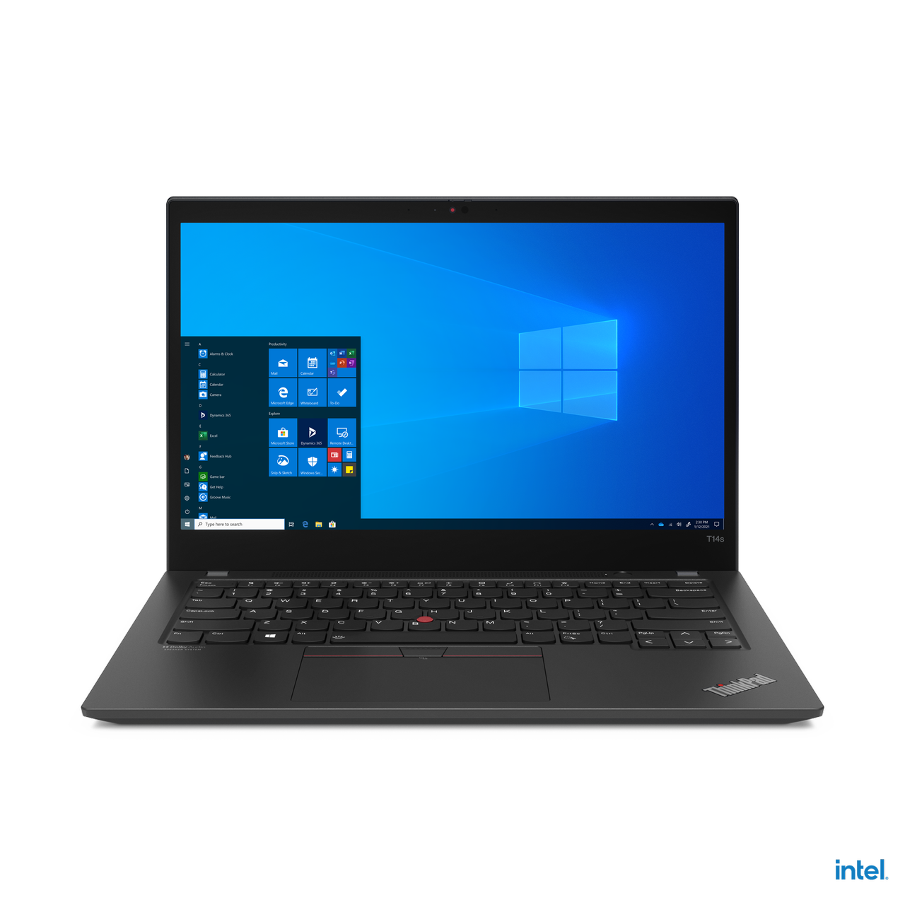 ThinkPad T14s Gen 2 Black Hero Front Facing Jd