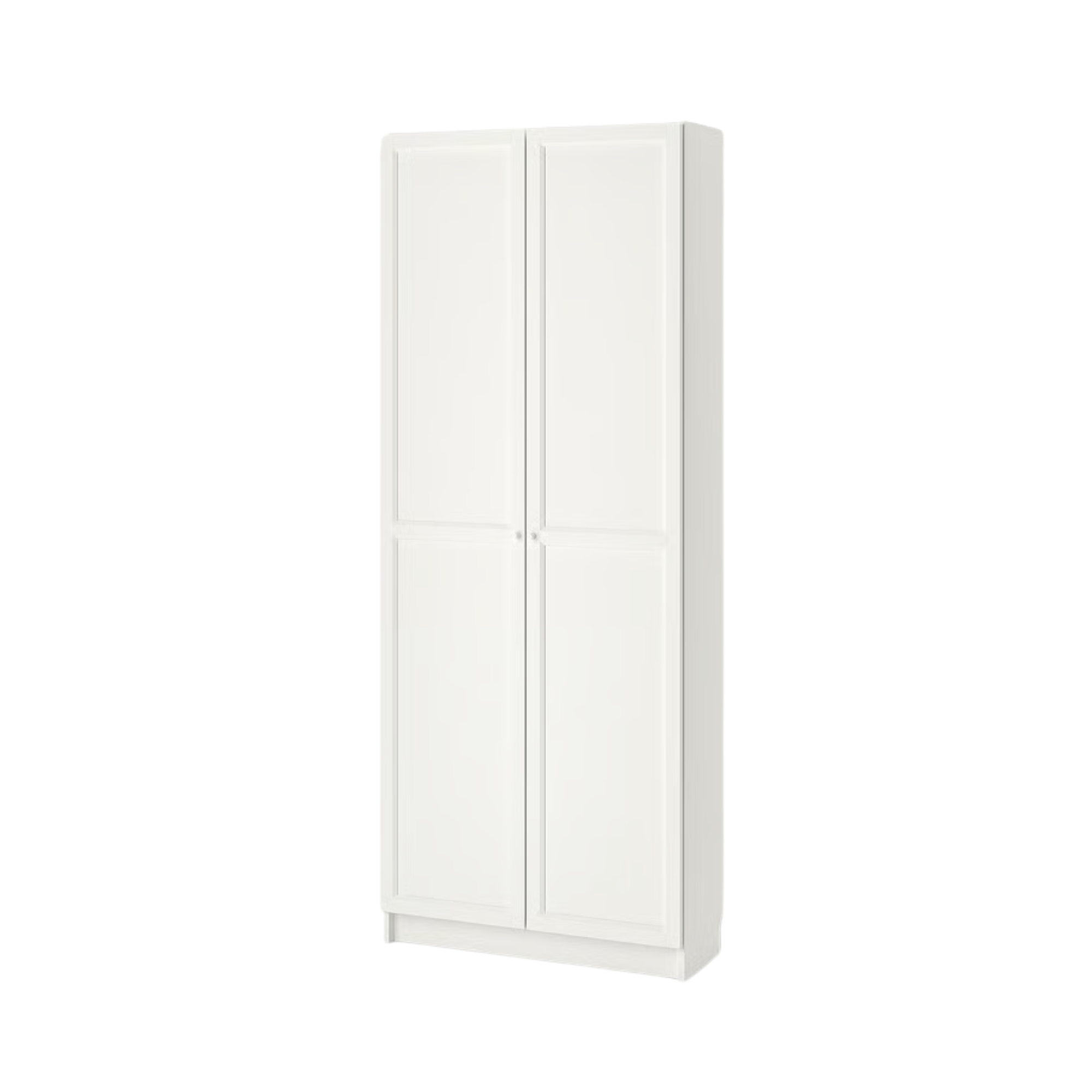 a white bookcase