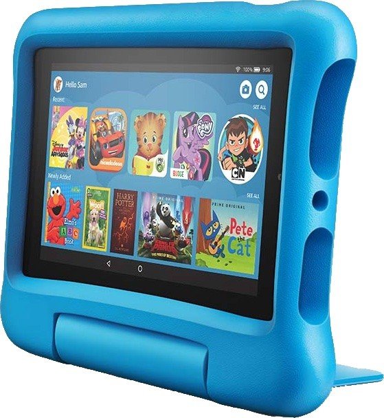 Amazon Fire 7 Kids Edition Kırpılmış İşleme