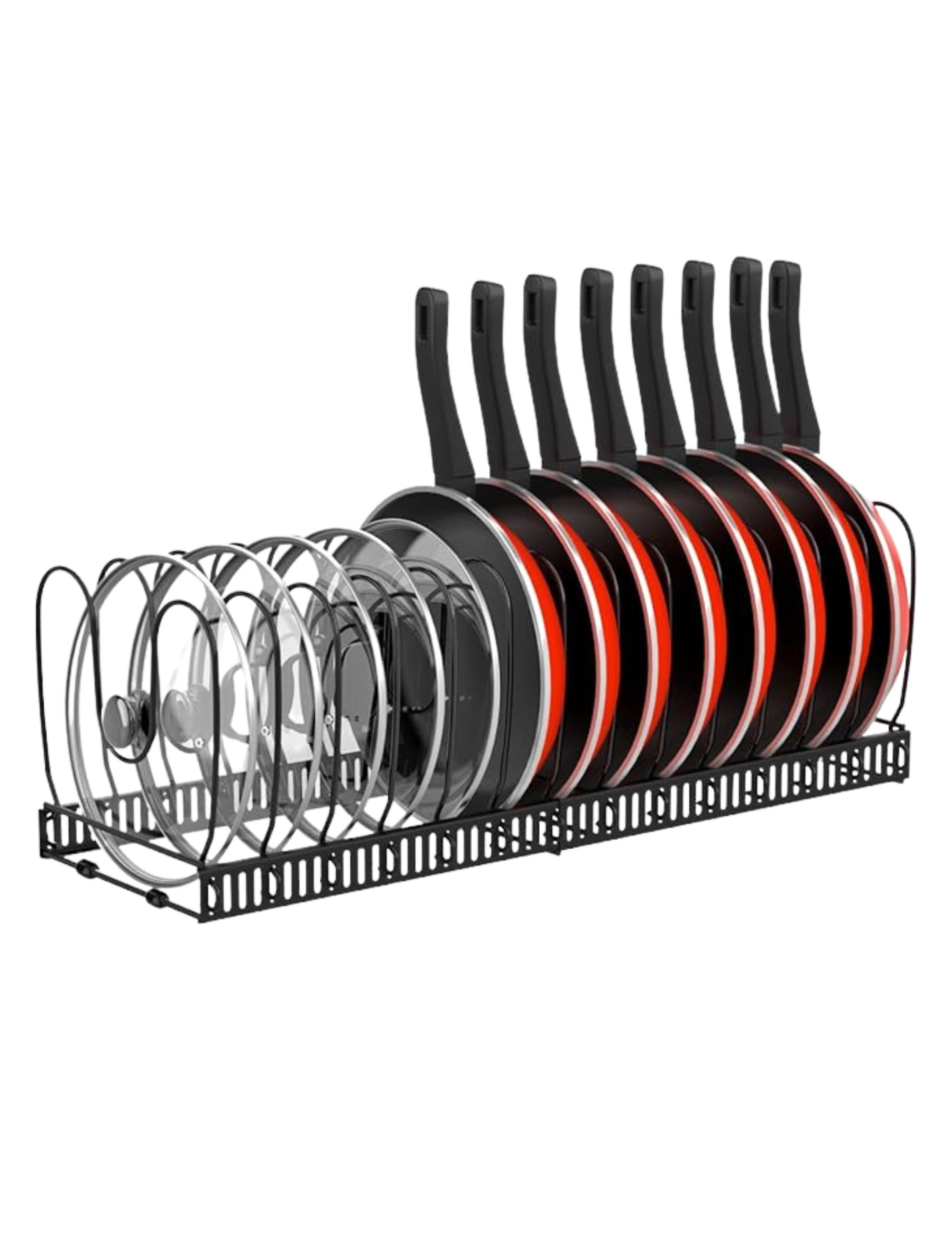 Amazon, Housolution Pot and Pan Organizer Rack for Cabinet
