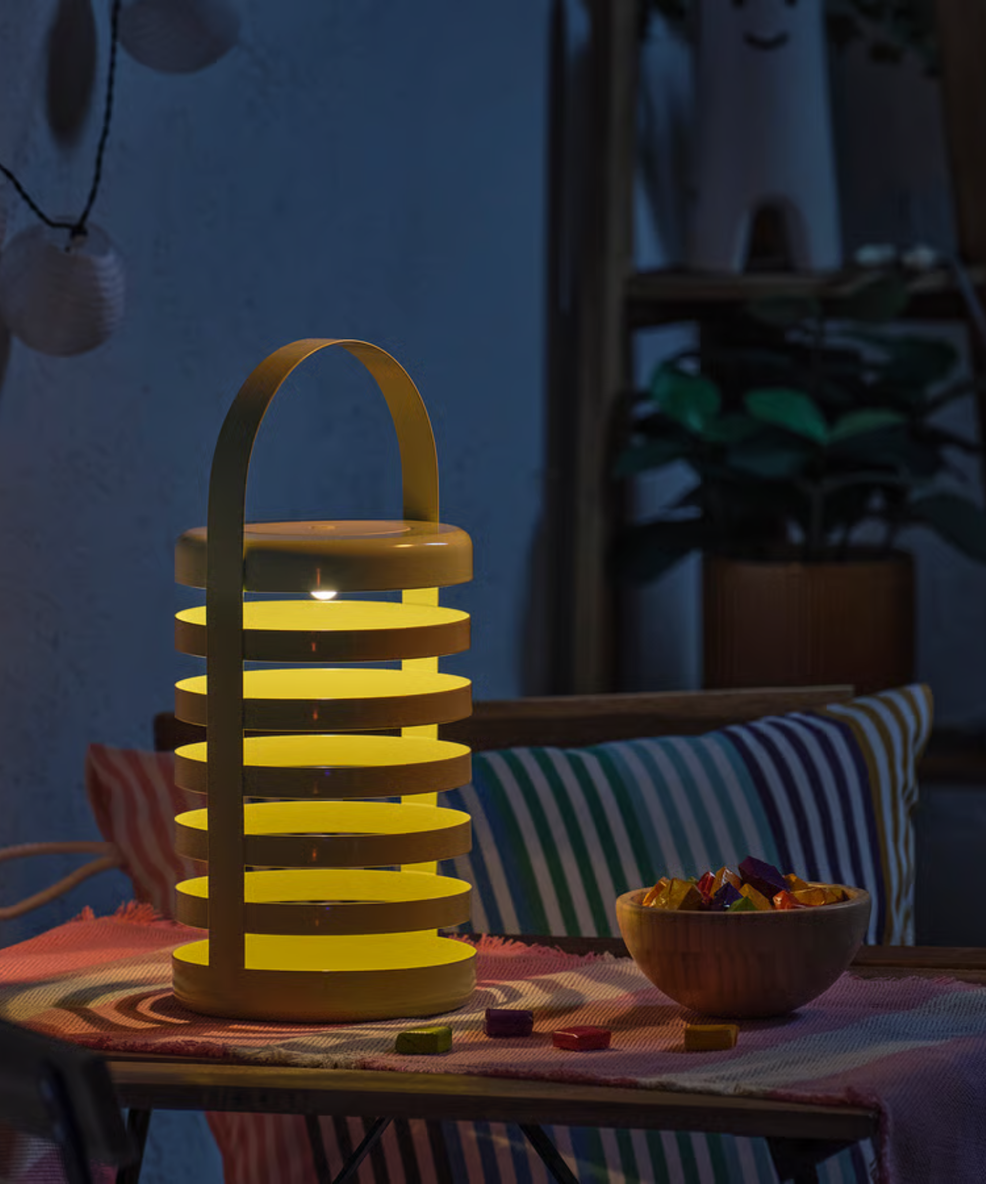 an outdoor lantern