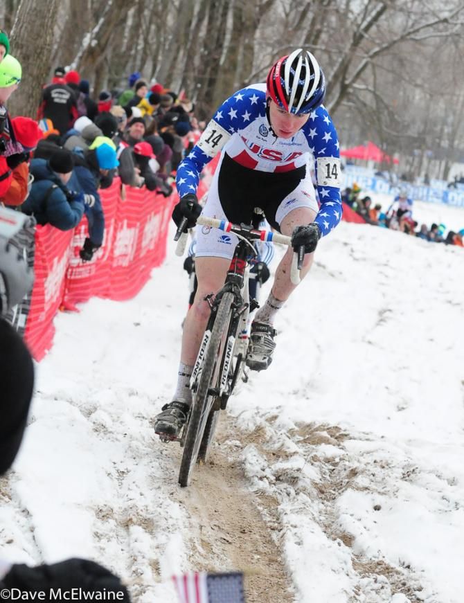 Logan Owen moved up dramatically on lap three