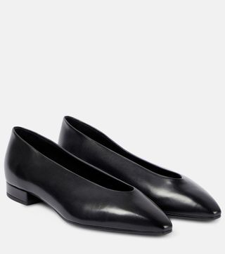 Rebecca Leather Ballet Flats