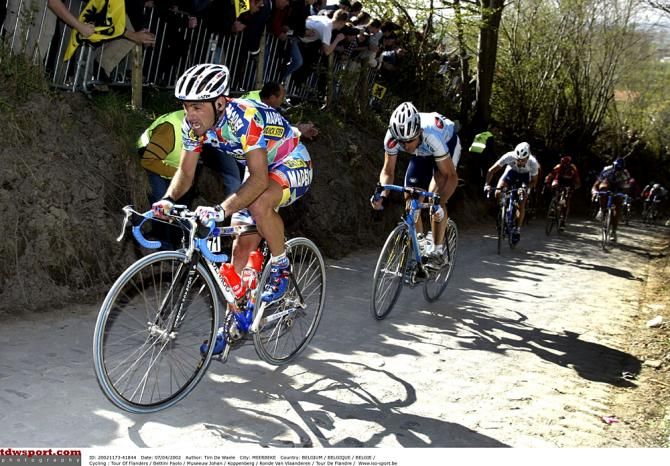 Being at the front on the climbs means you have a choice of paths