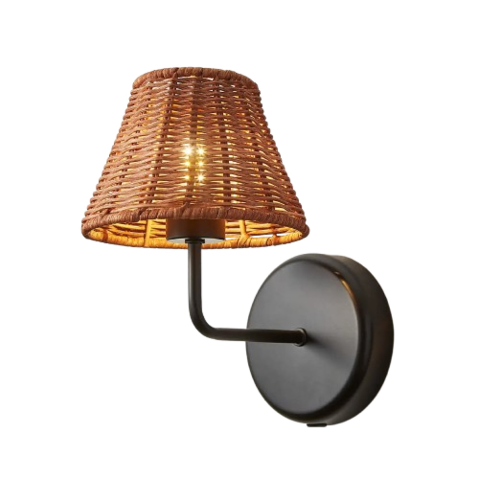 Dunelm Betsy Rattan Easy Fit Pendant Shade