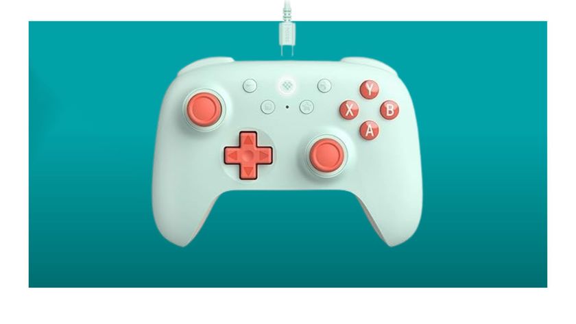 8BitDo Ultimate 2C on a blue background