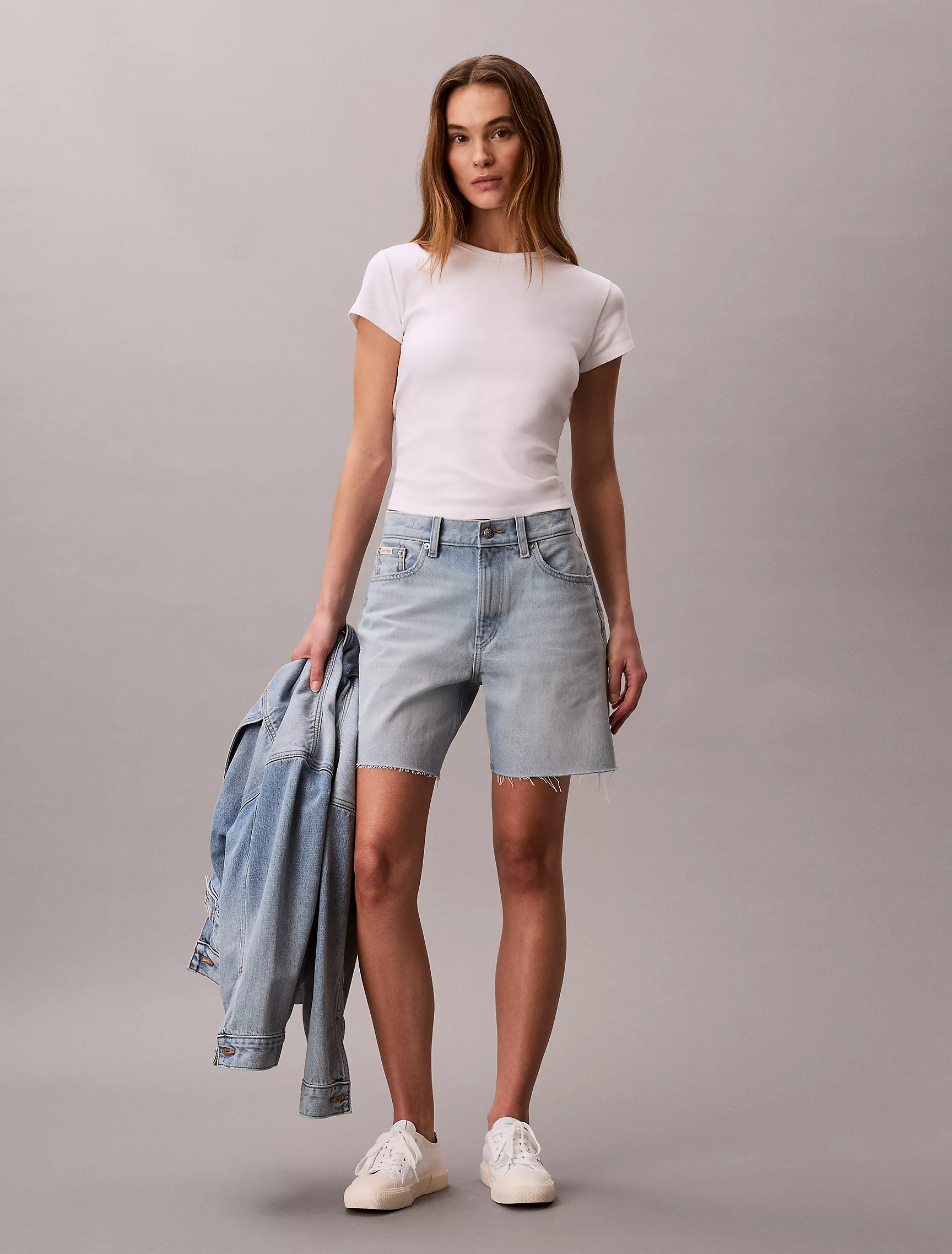 Calvin Klein , 90s 6-Inch Denim Shorts