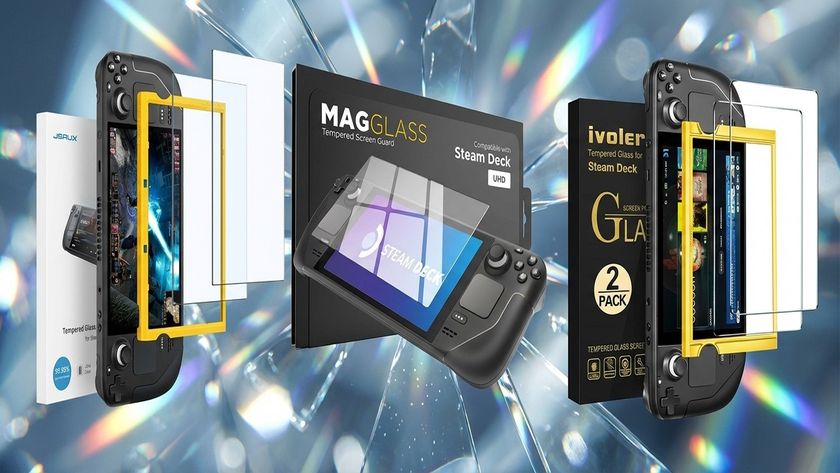 JSAUX, Ivoler, and Magglass Screen Protectors for Steam Deck