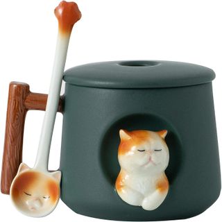 Novelty cat mug
